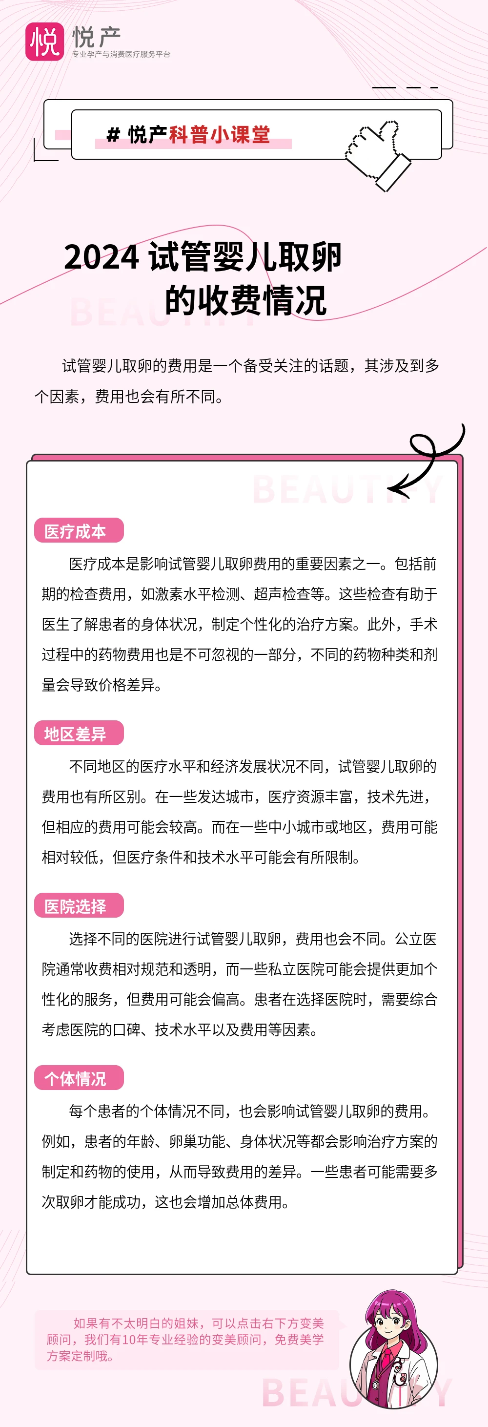 2024 试管婴儿取卵的收费情况