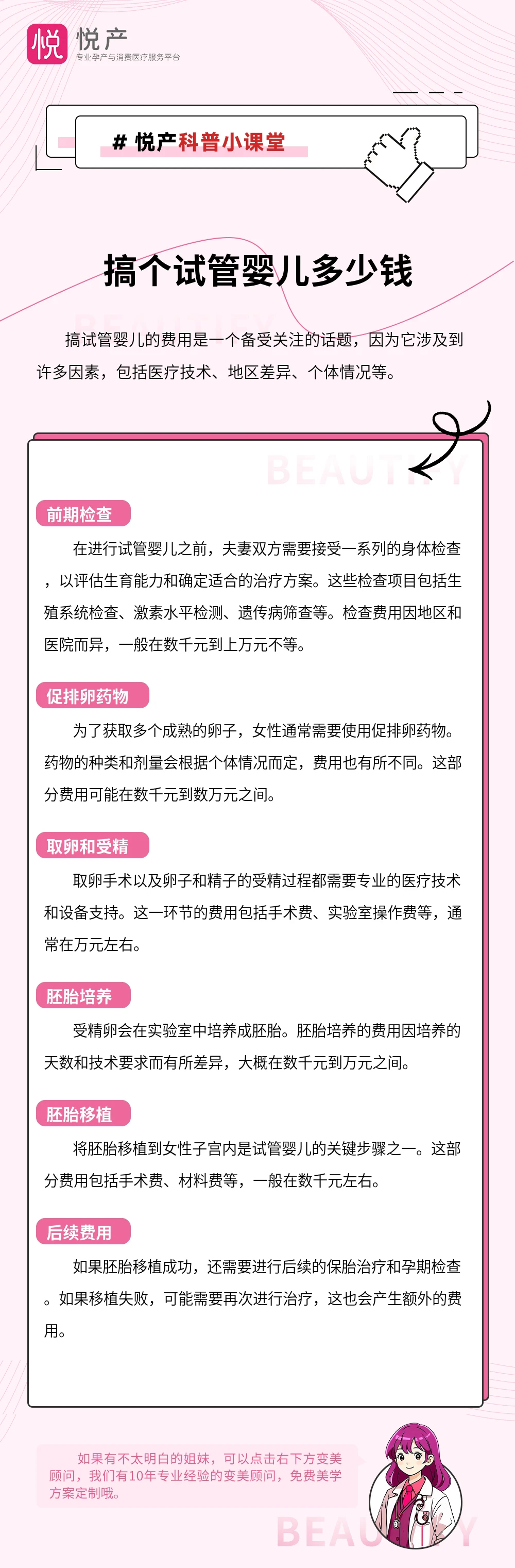 搞个试管婴儿多少钱