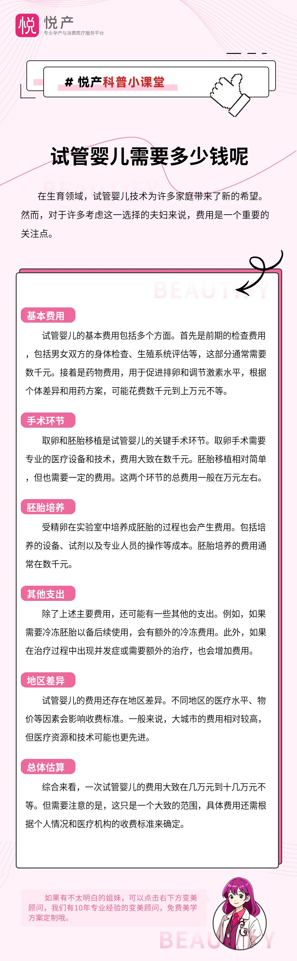 试管婴儿需要多少钱呢