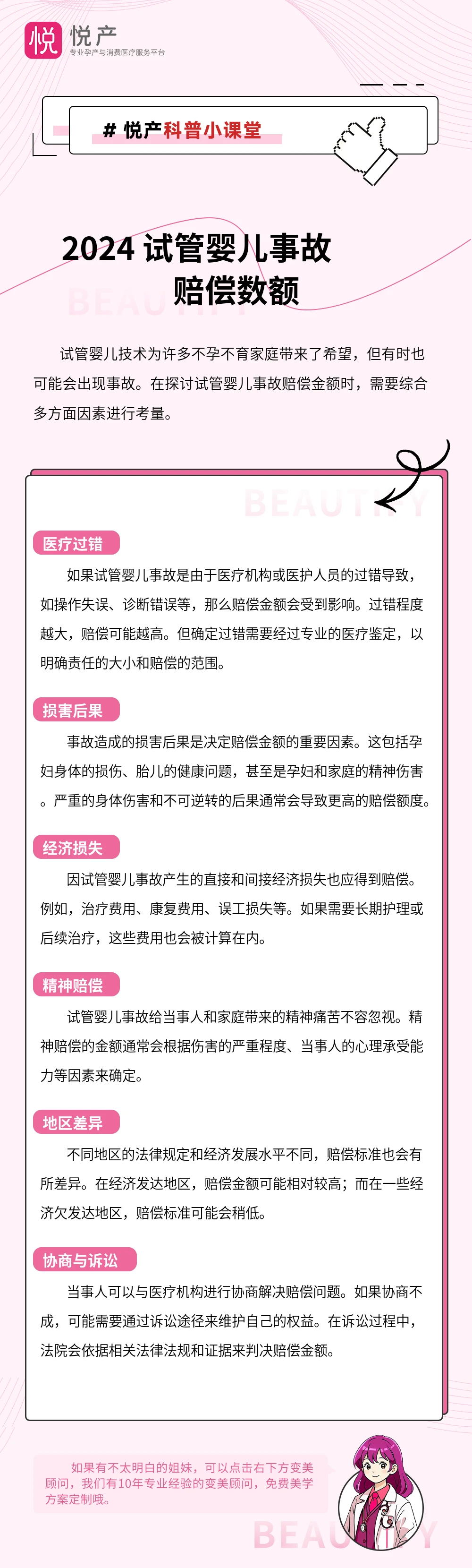 2024 试管婴儿事故赔偿数额