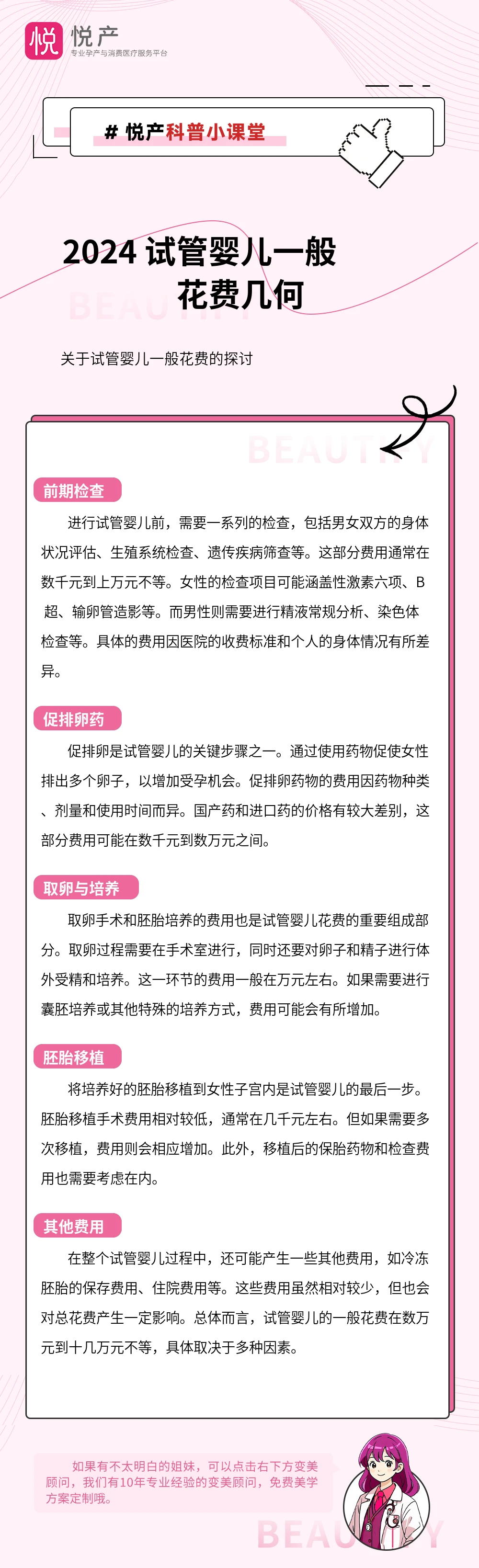 2024 试管婴儿一般花费几何