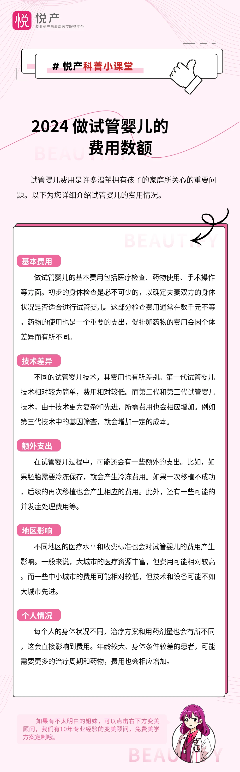 2024 做试管婴儿的费用数额