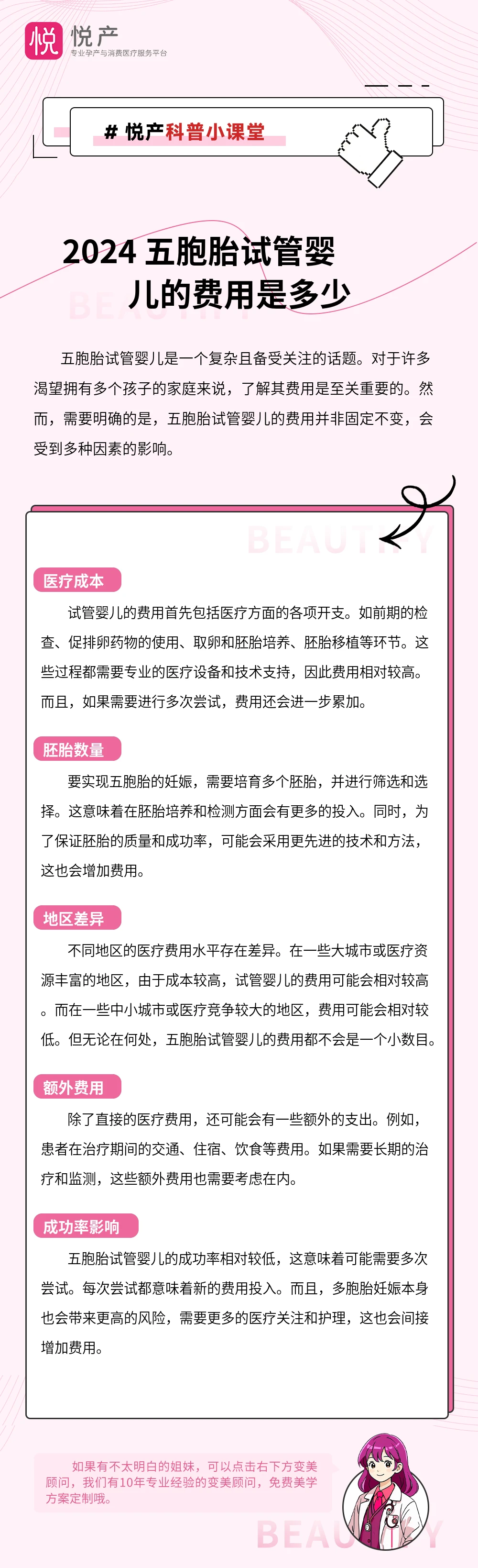 2024 五胞胎试管婴儿的费用是多少