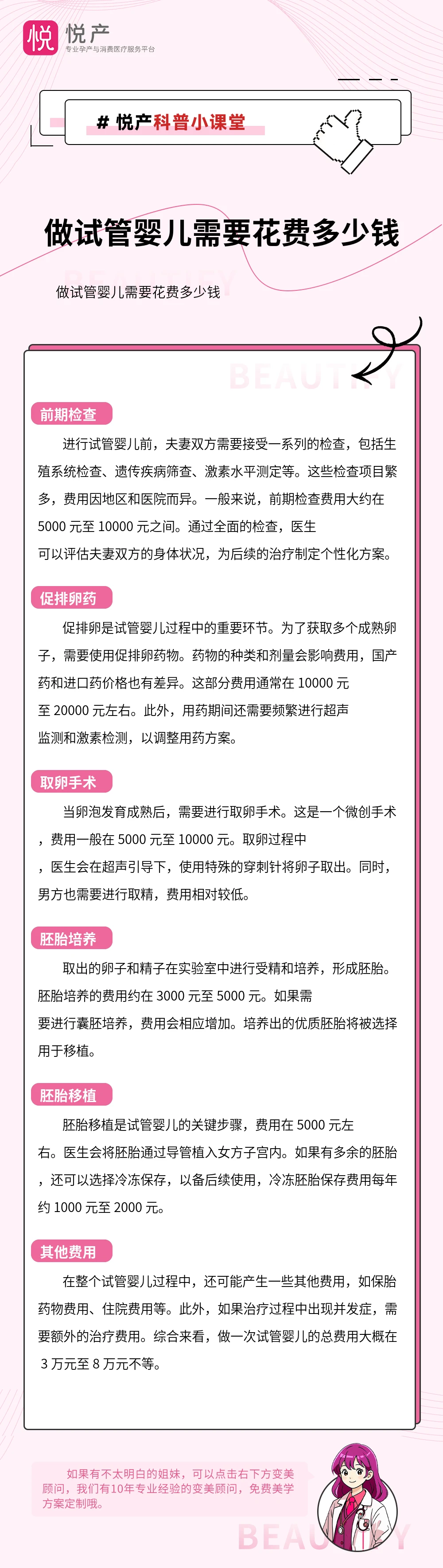 做试管婴儿需要花费多少钱
