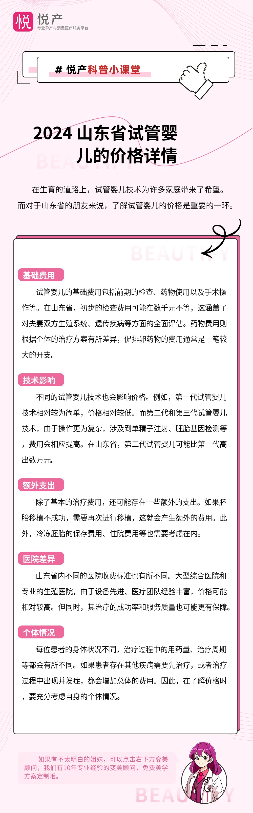 2024 山东省试管婴儿的价格详情