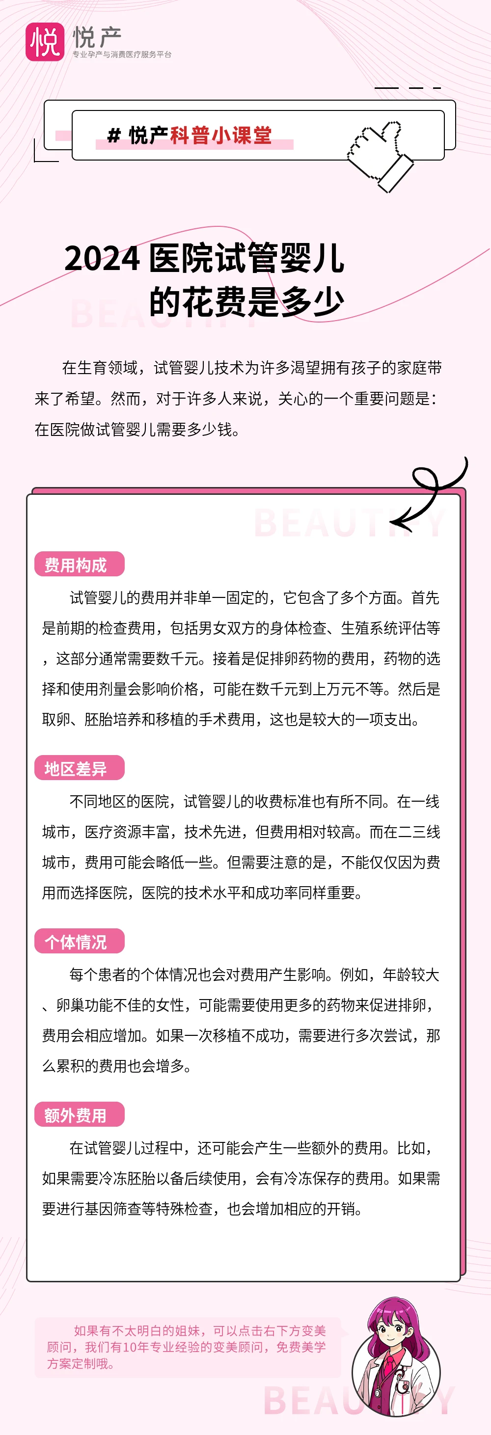 2024 医院试管婴儿的花费是多少