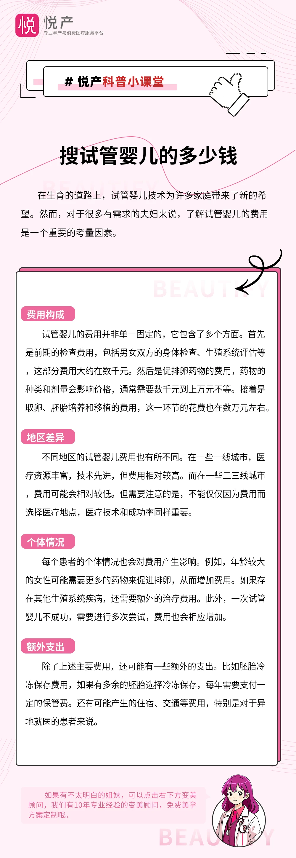 搜试管婴儿的多少钱