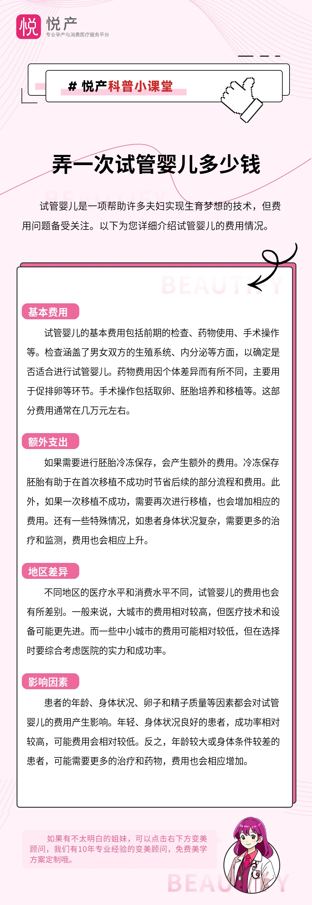 弄一次试管婴儿多少钱