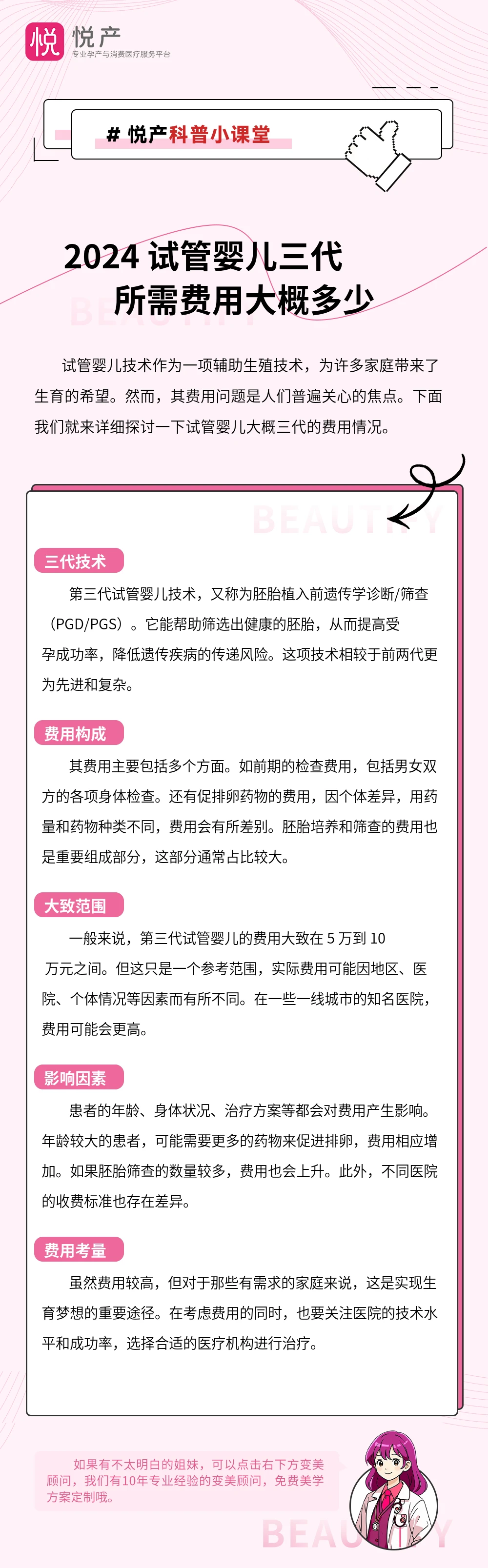 2024 试管婴儿三代所需费用大概多少