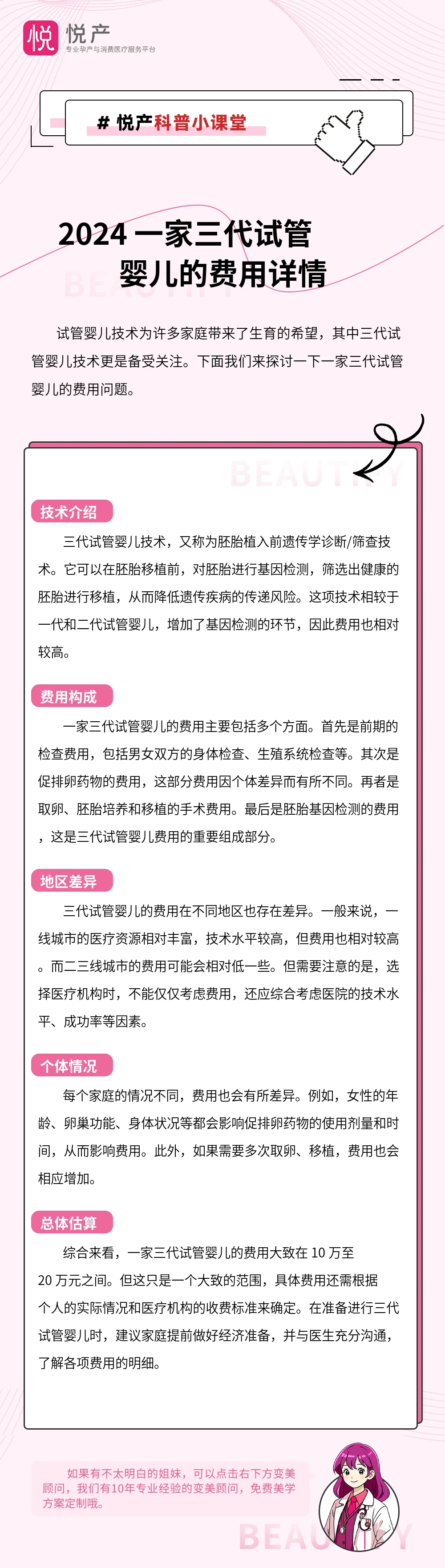 2024 一家三代试管婴儿的费用详情