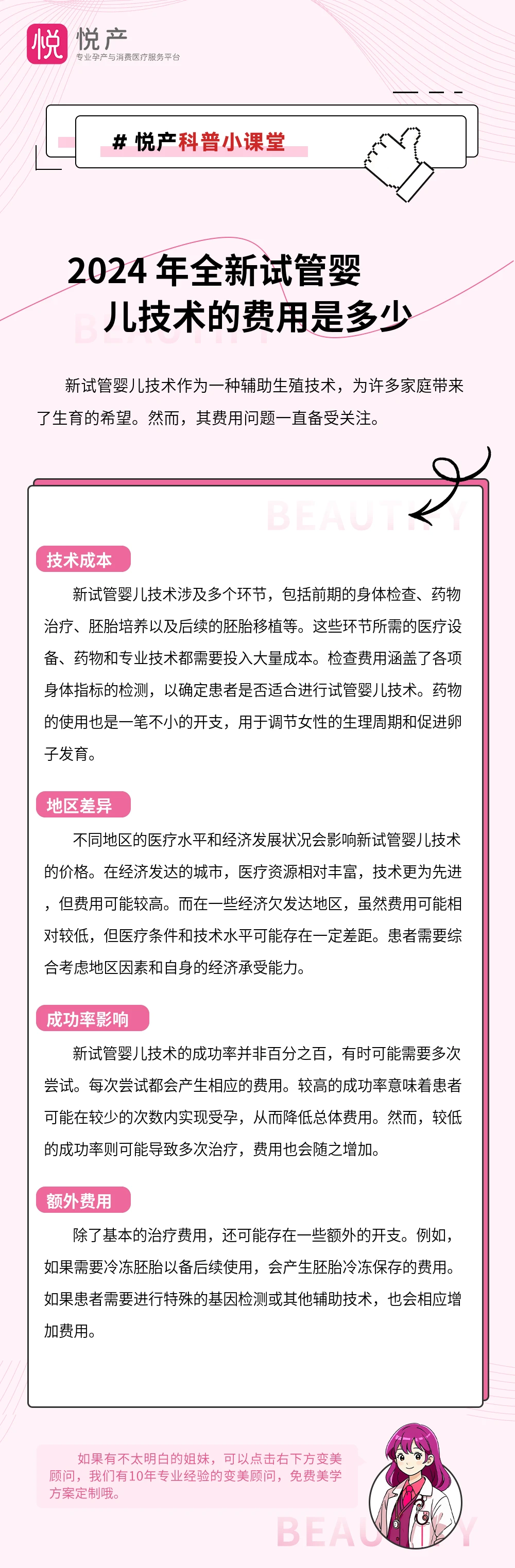 2024 年全新试管婴儿技术的费用是多少