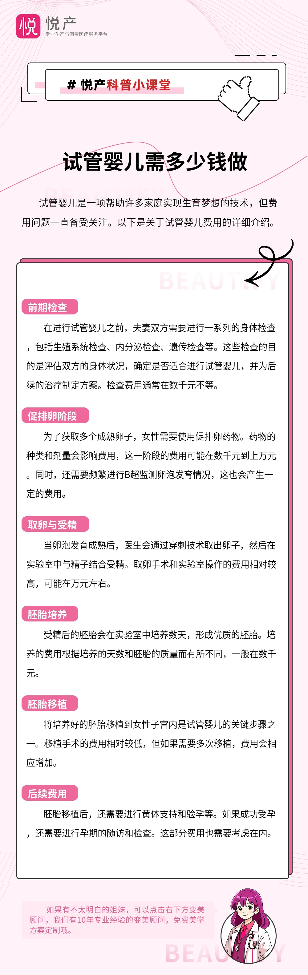 试管婴儿需多少钱做