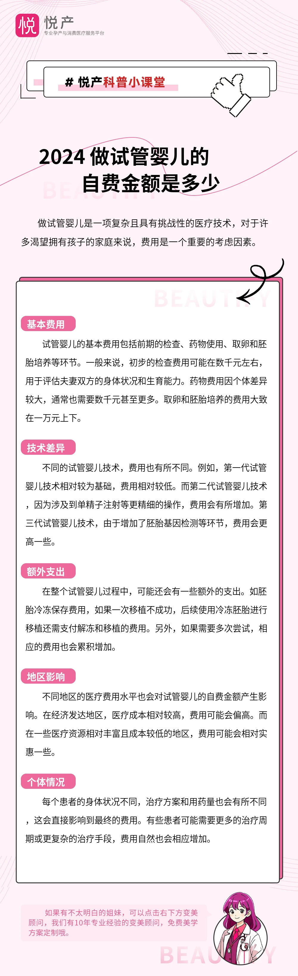 2024 做试管婴儿的自费金额是多少