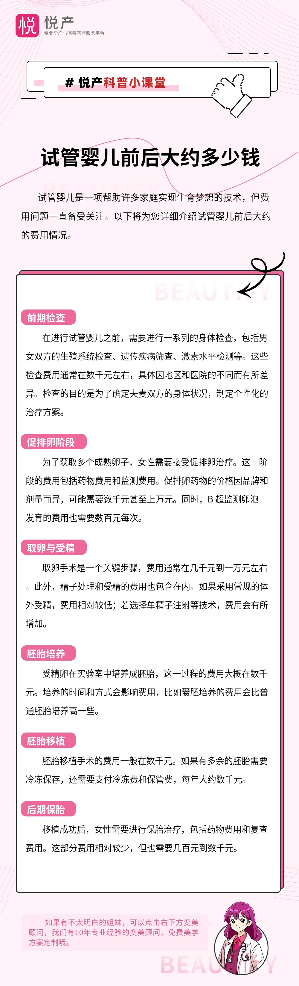 试管婴儿前后大约多少钱