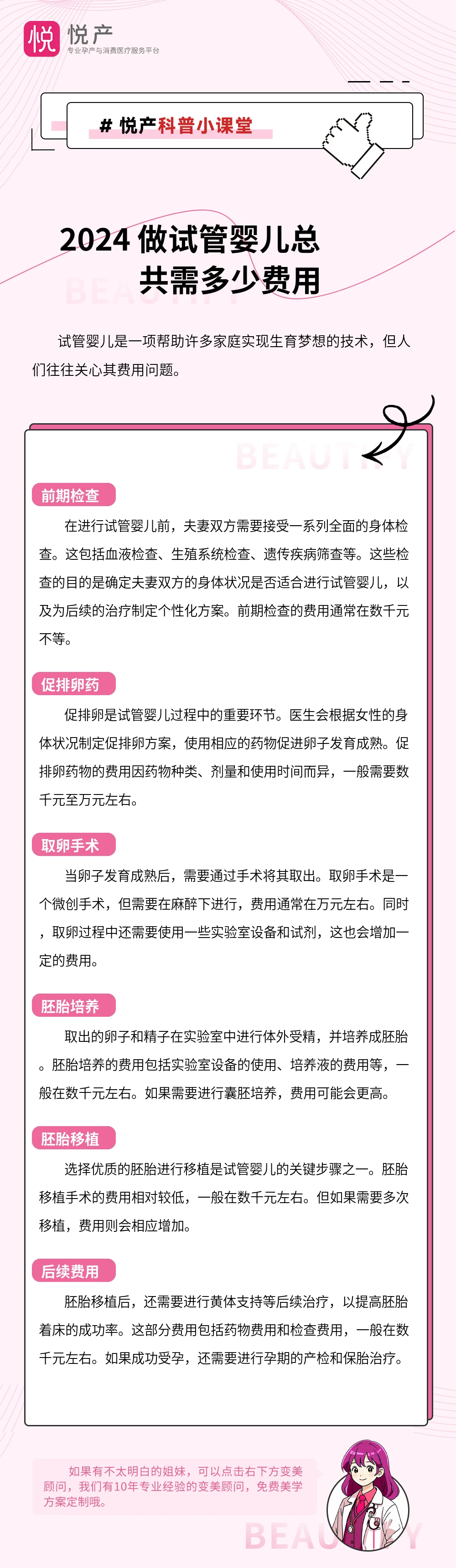 2024 做试管婴儿总共需多少费用