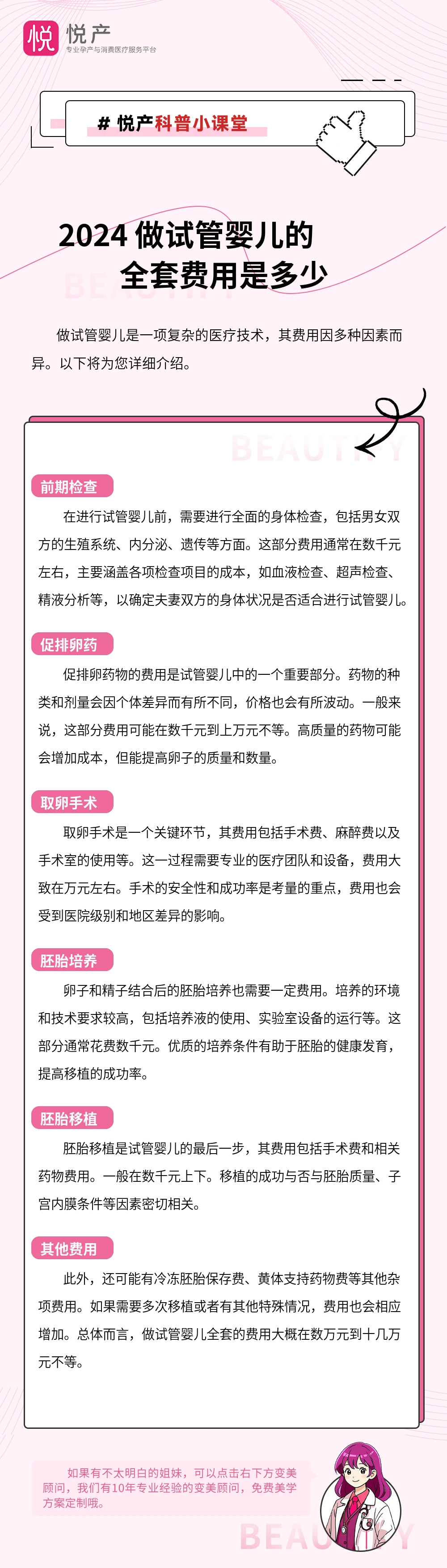 2024 做试管婴儿的全套费用是多少