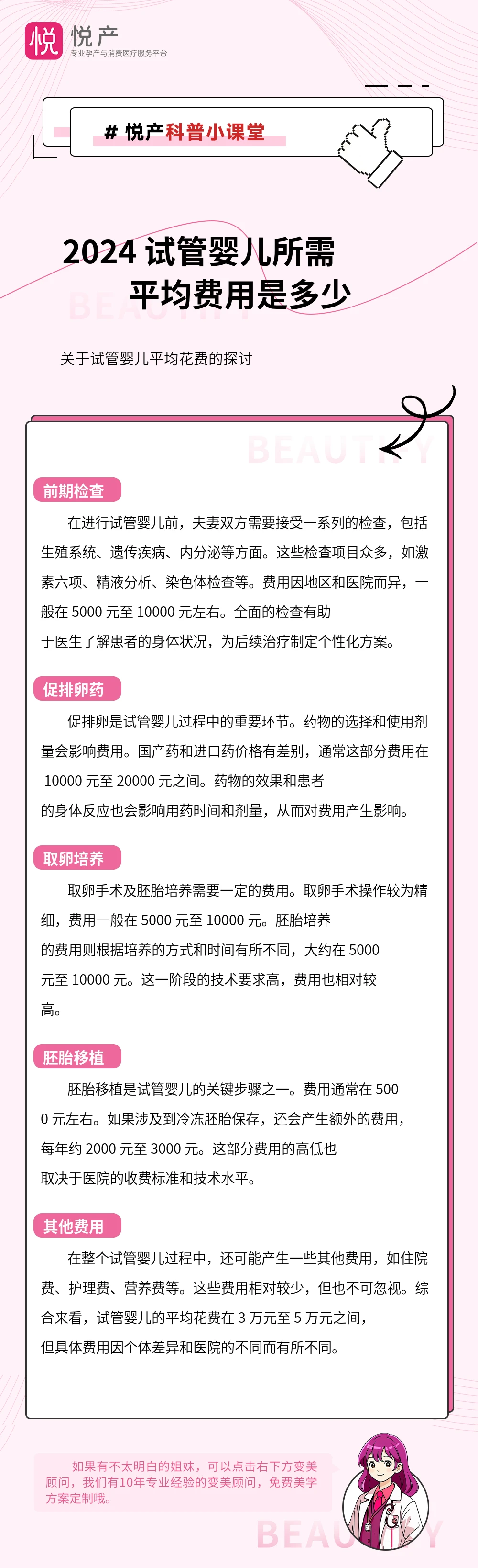 2024 试管婴儿所需平均费用是多少