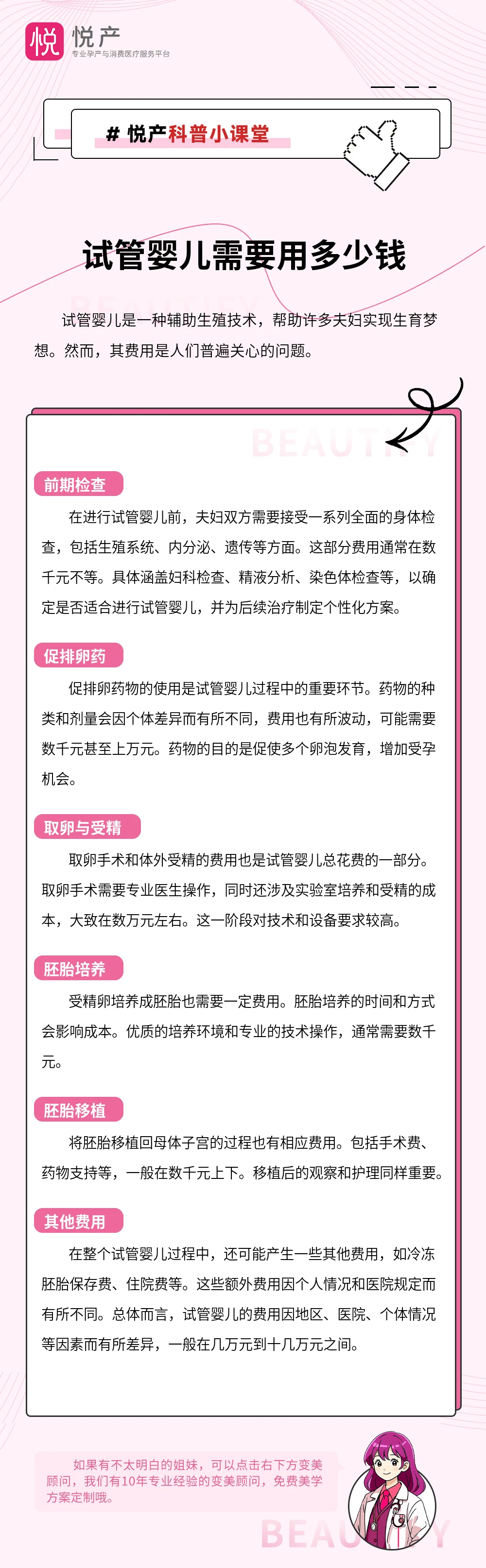 试管婴儿需要用多少钱