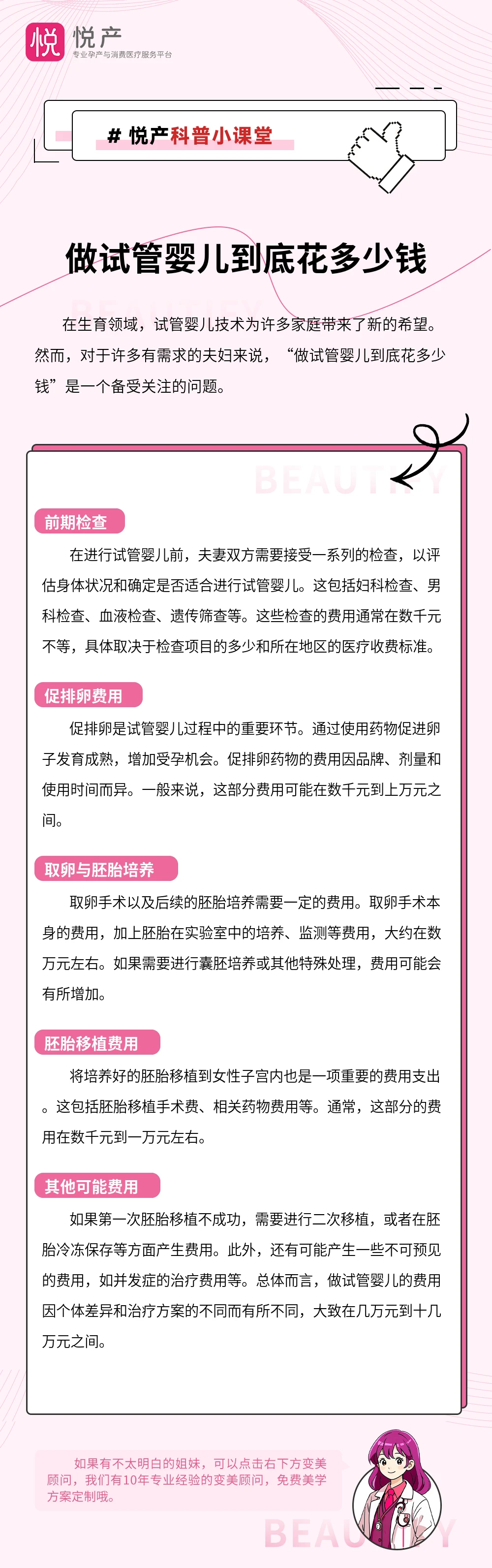 做试管婴儿到底花多少钱