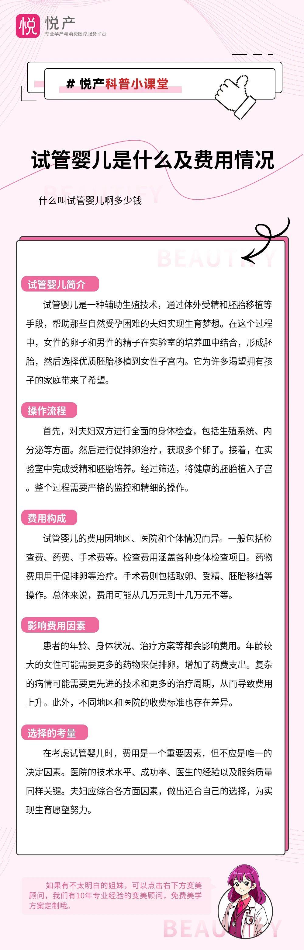 试管婴儿是什么及费用情况