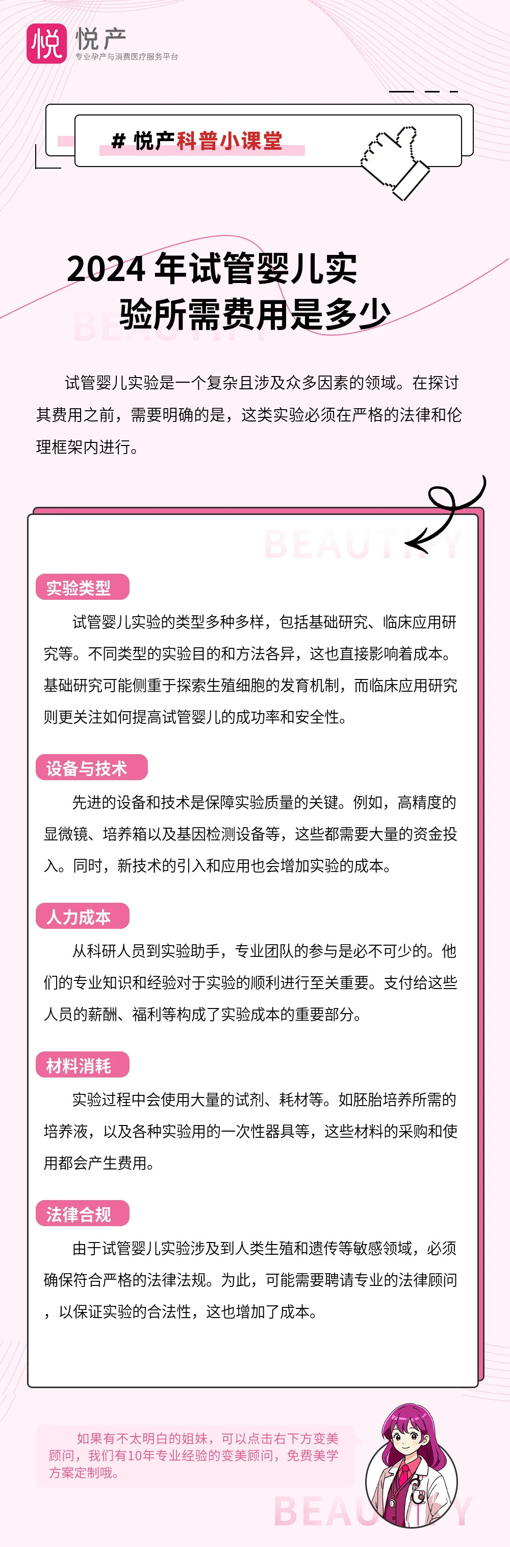 2024 年试管婴儿实验所需费用是多少