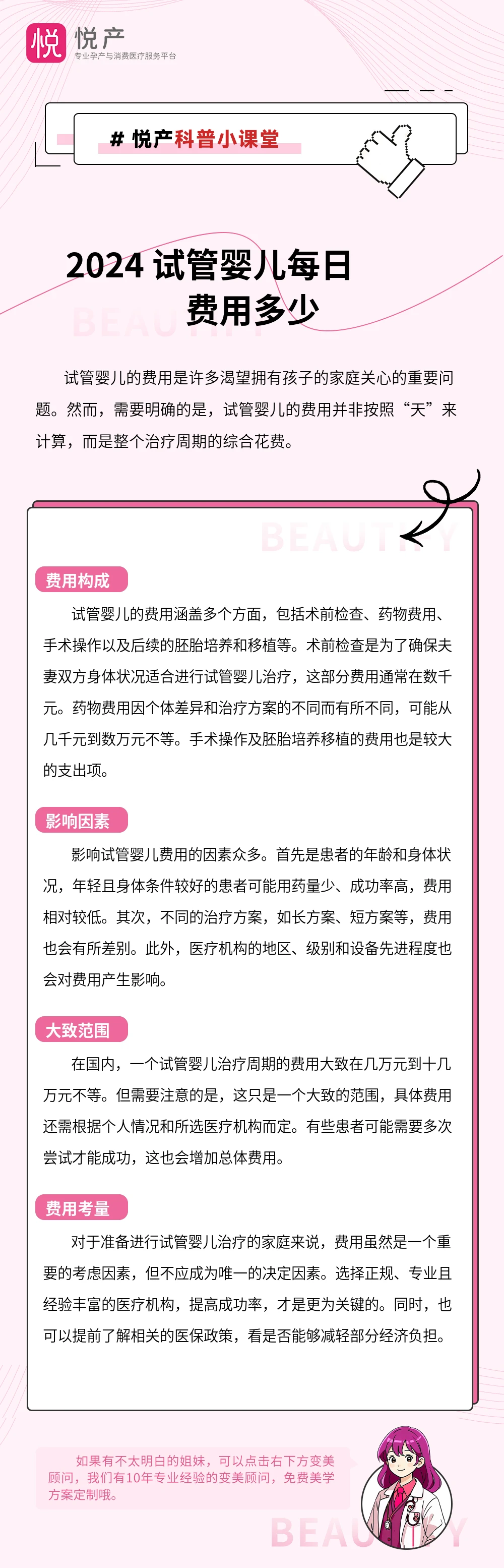 2024 试管婴儿每日费用多少