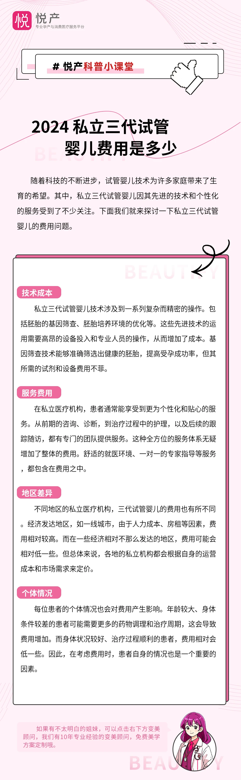 2024 私立三代试管婴儿费用是多少