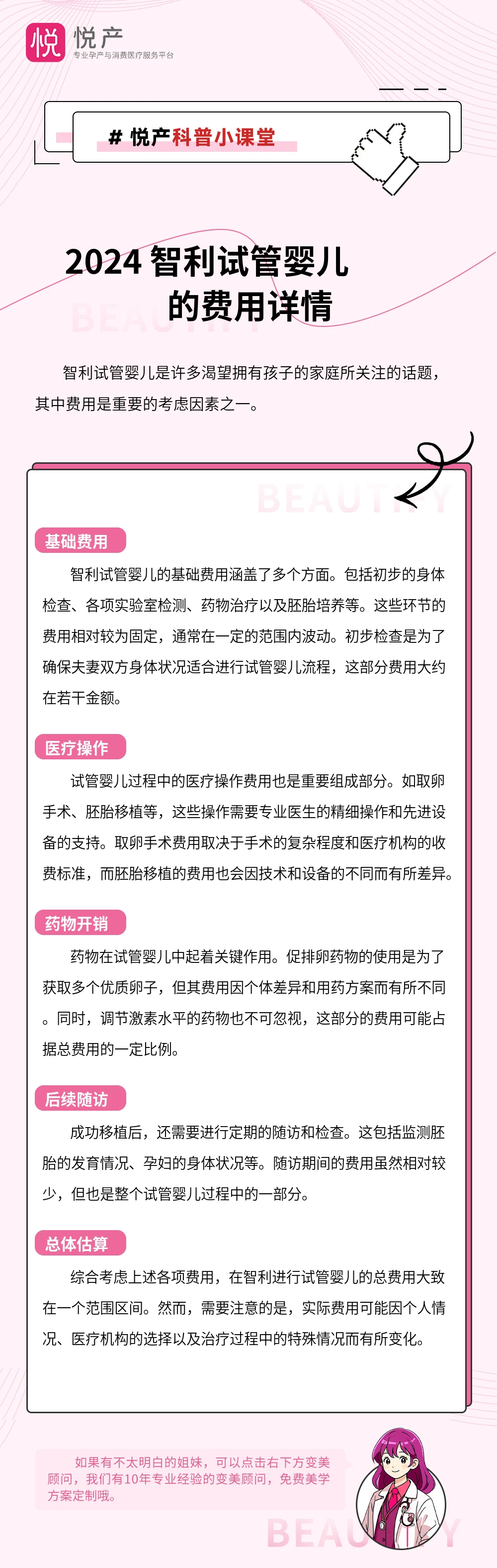 2024 智利试管婴儿的费用详情