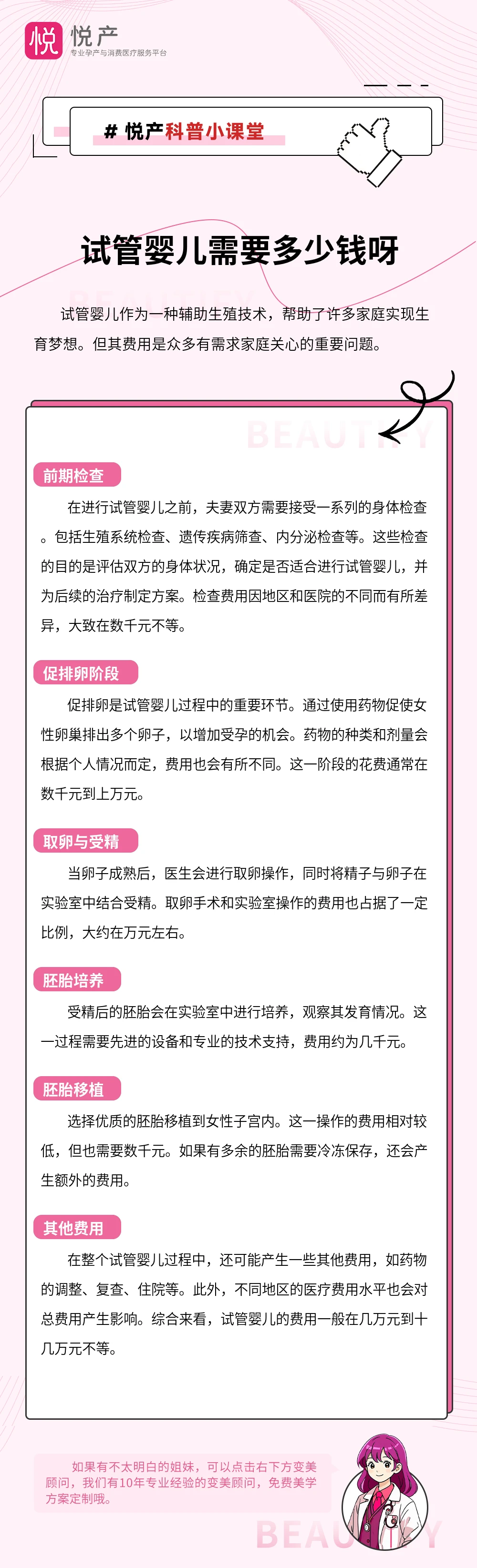 试管婴儿需要多少钱呀