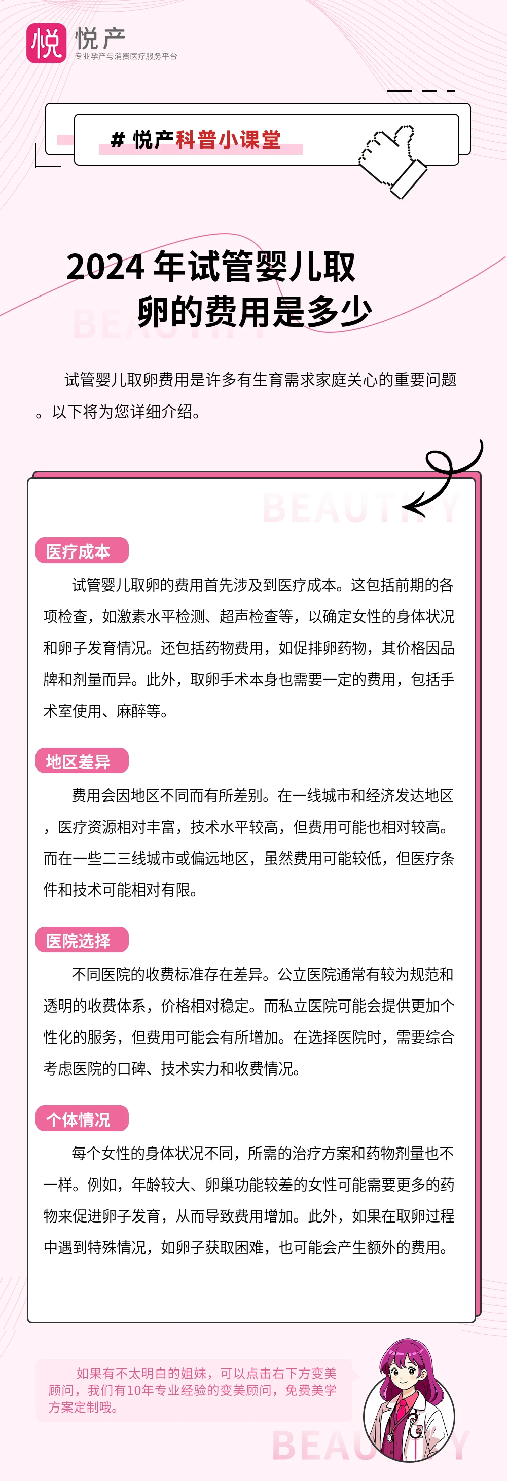 2024 年试管婴儿取卵的费用是多少