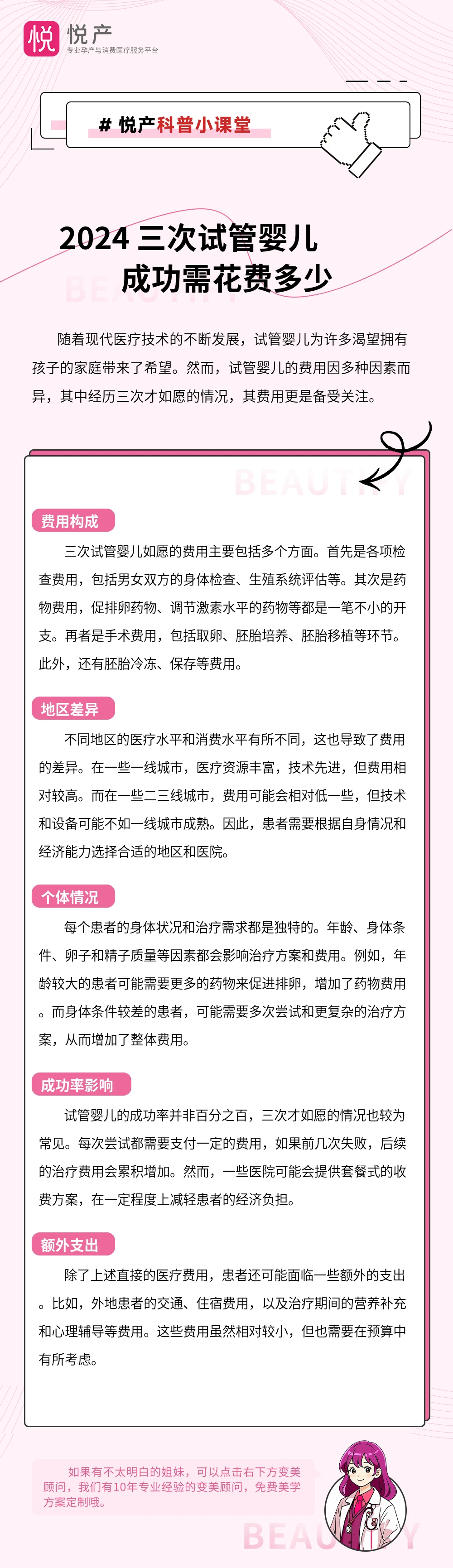 2024 三次试管婴儿成功需花费多少