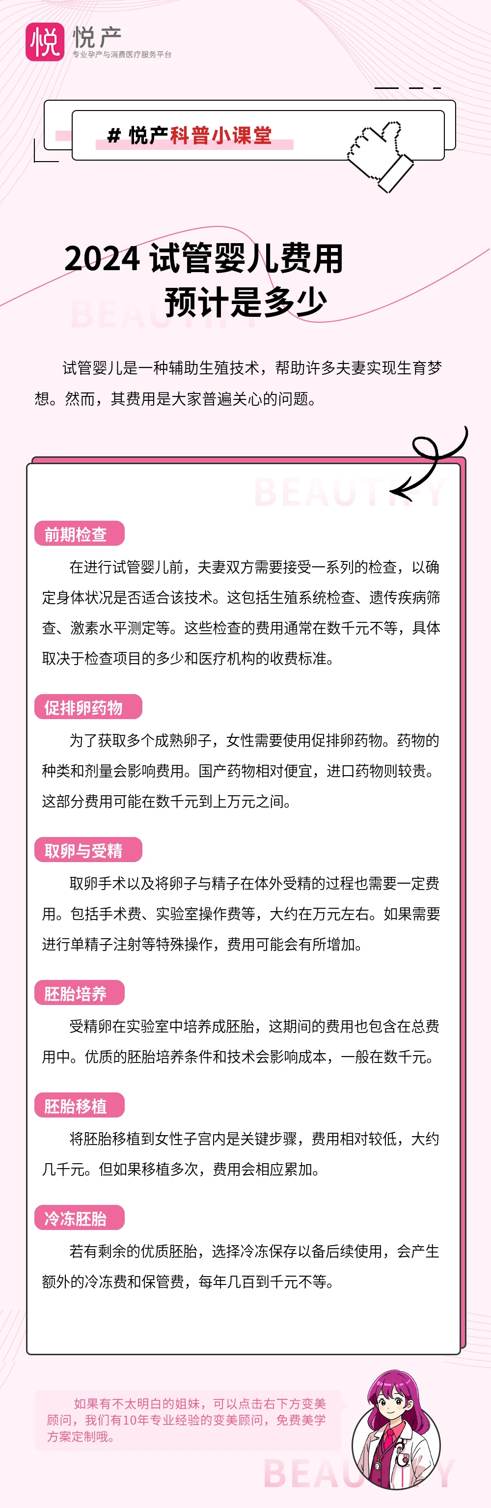 2024 试管婴儿费用预计是多少