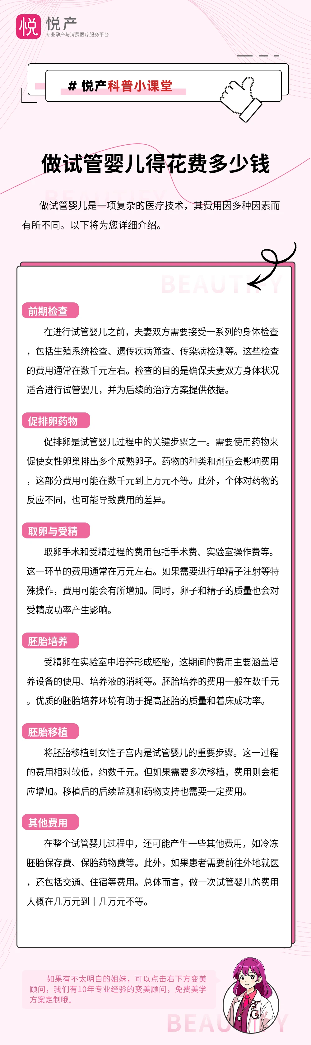 做试管婴儿得花费多少钱