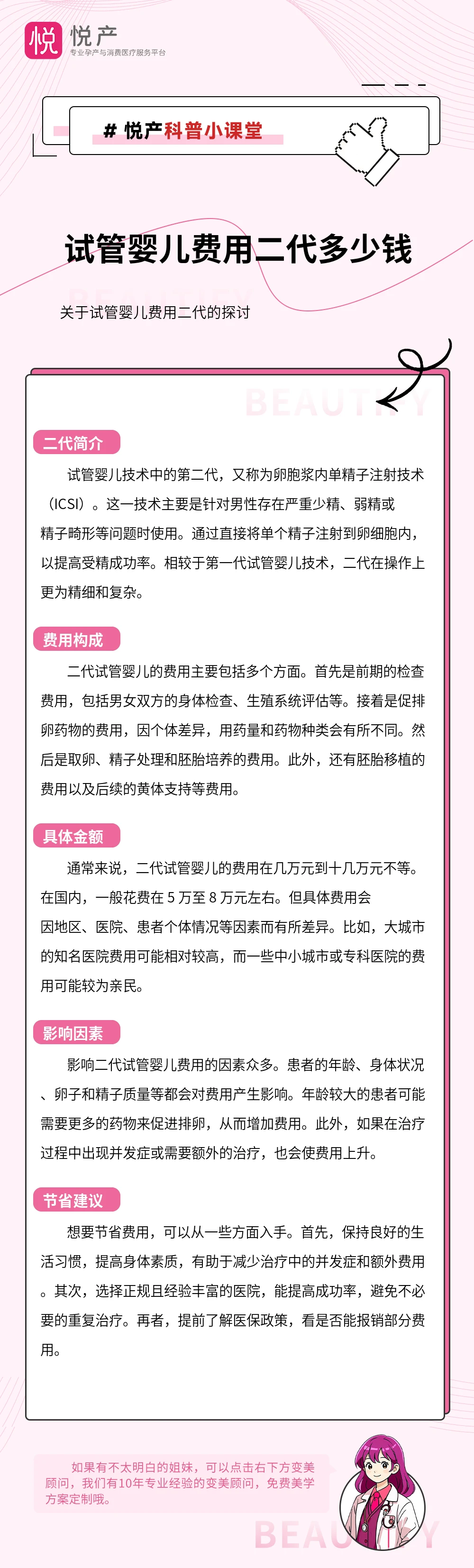 试管婴儿费用二代多少钱