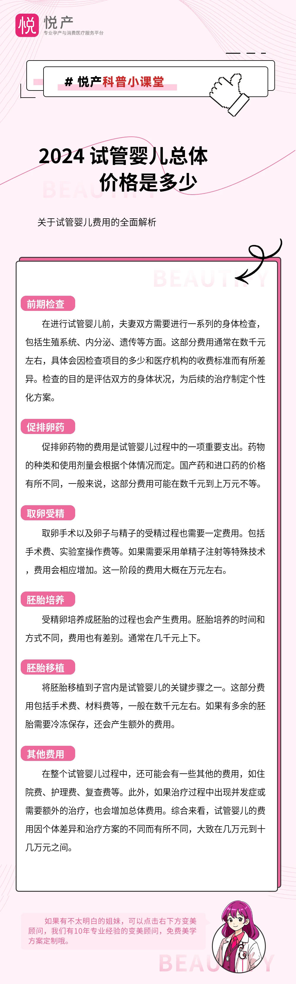 2024 试管婴儿总体价格是多少