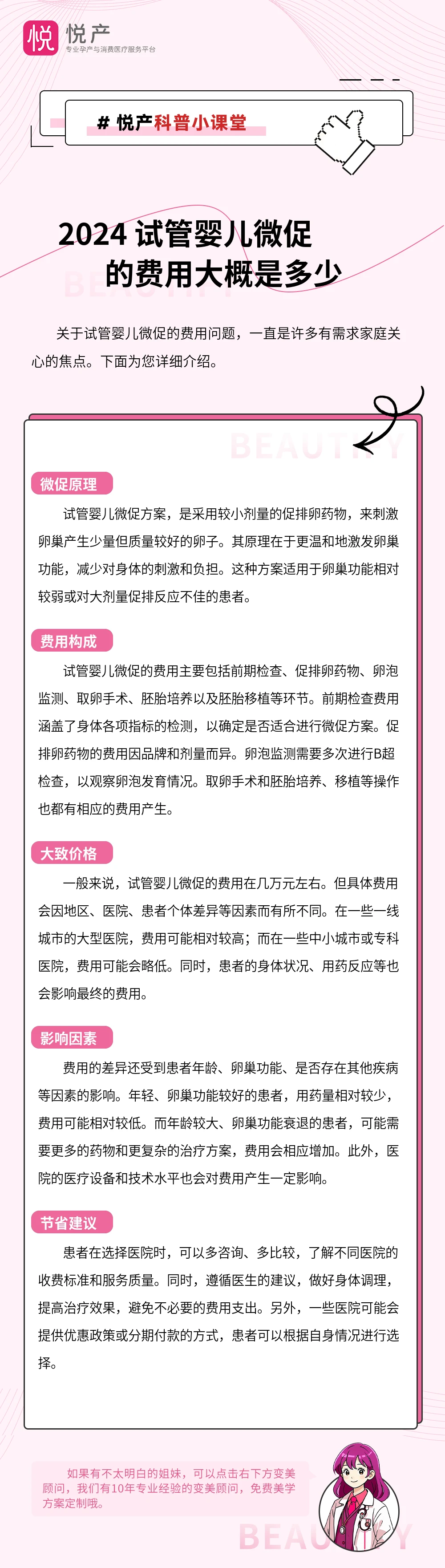 2024 试管婴儿微促的费用大概是多少