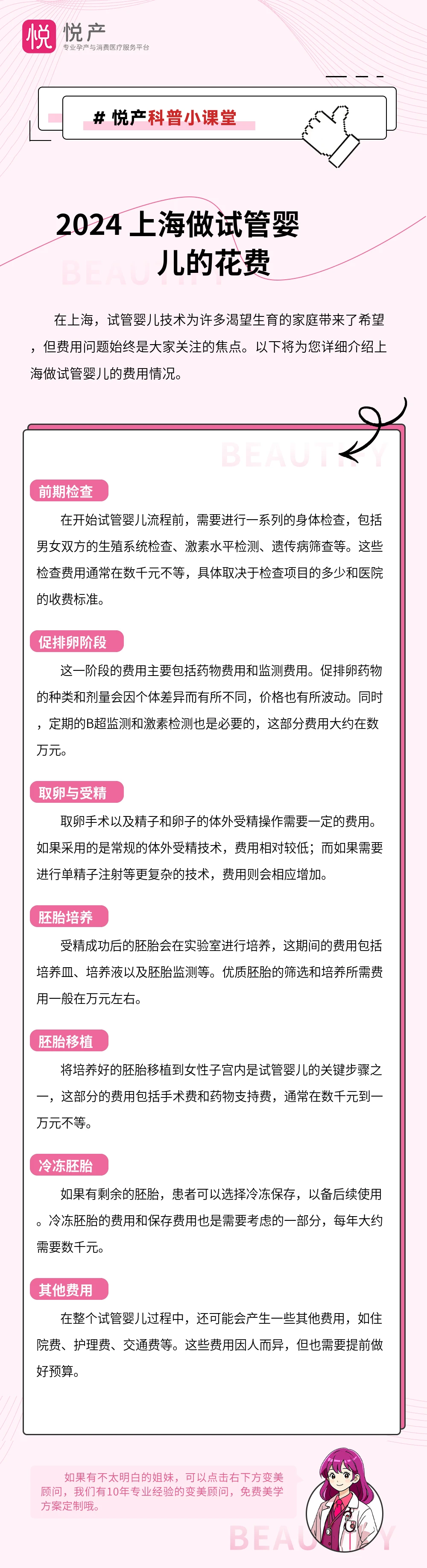 2024 上海做试管婴儿的花费