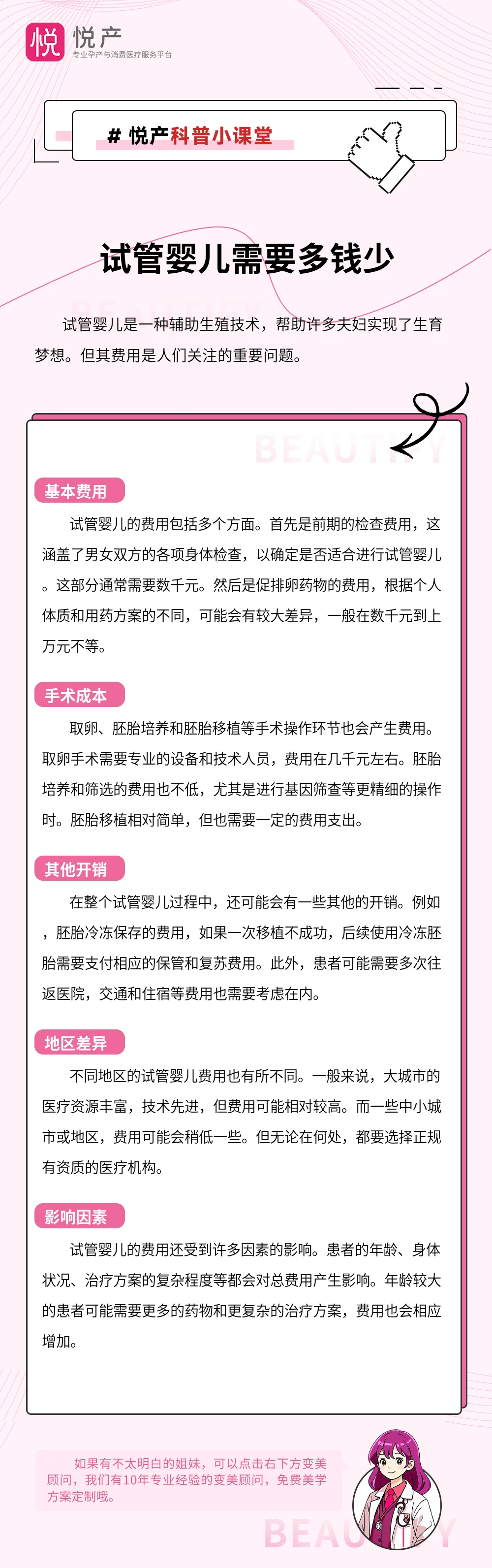 试管婴儿需要多钱少