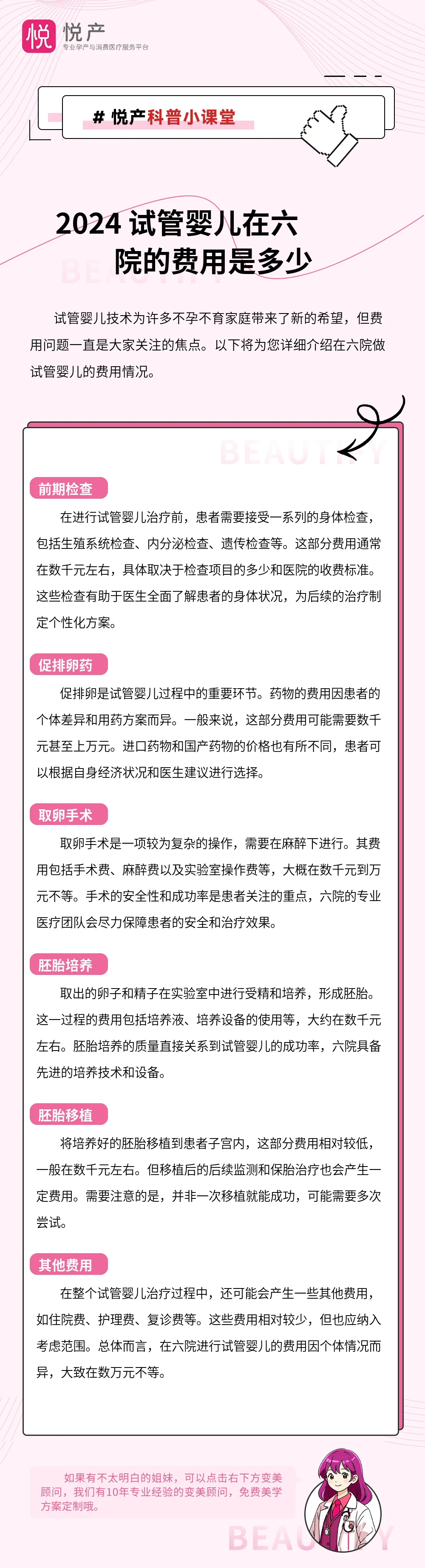 2024 试管婴儿在六院的费用是多少