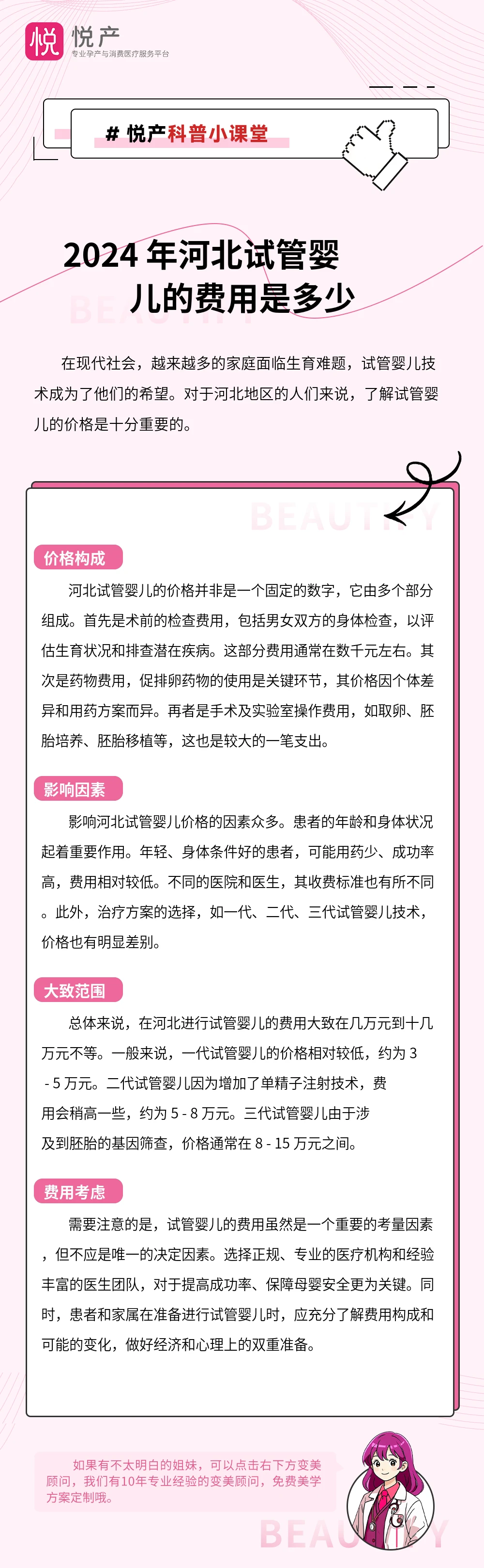 2024 年河北试管婴儿的费用是多少