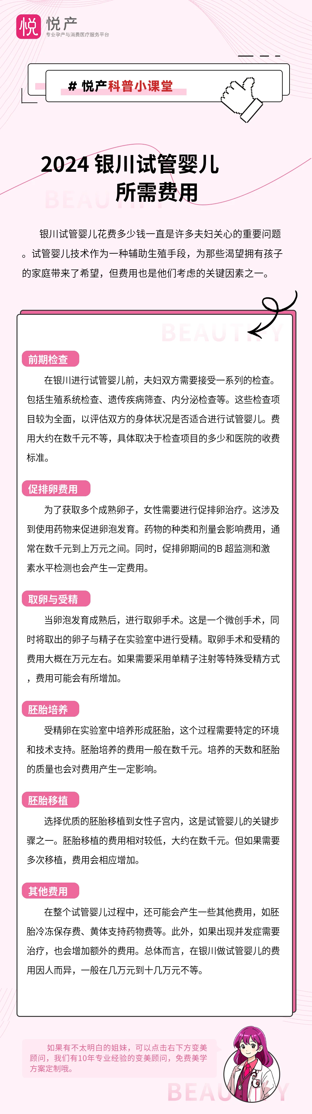 2024 银川试管婴儿所需费用