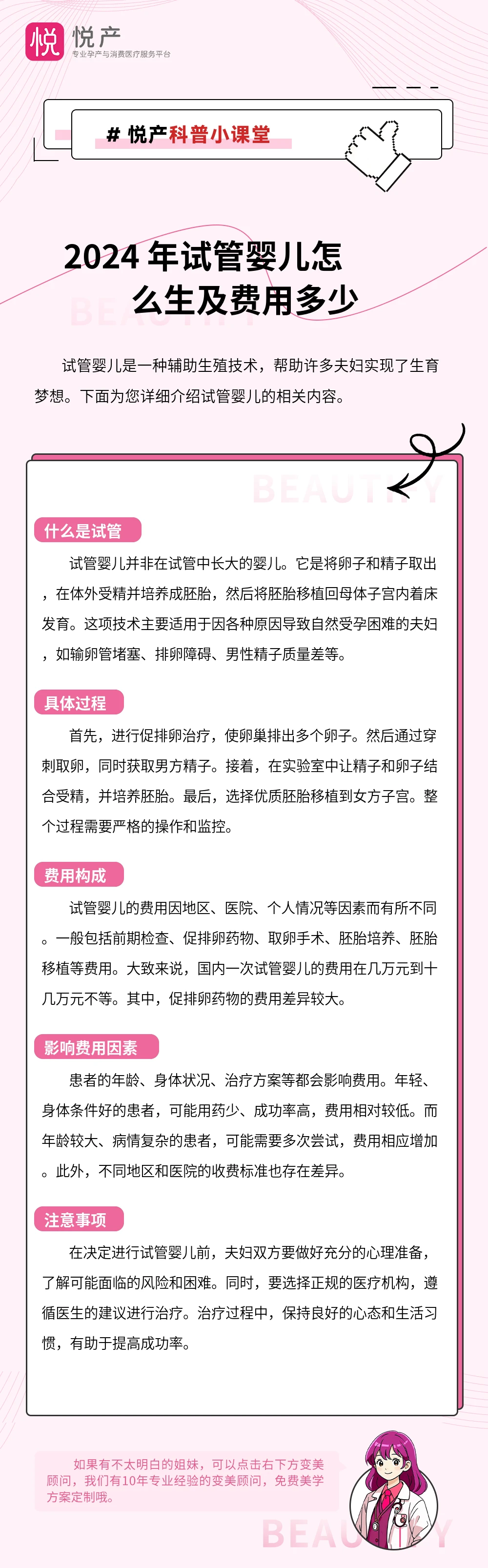 2024 年试管婴儿怎么生及费用多少